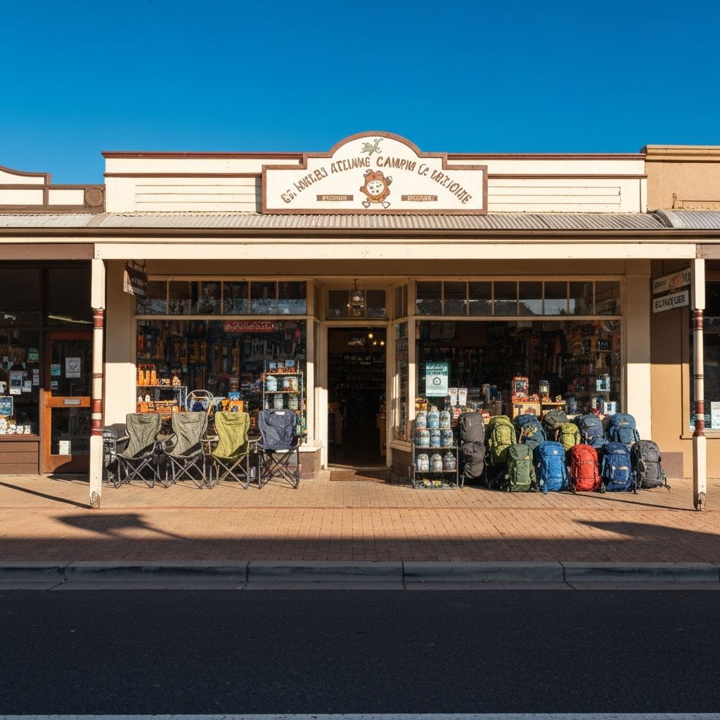 Portland Disposals Camping & Hardware store exterior, 13 Julia Street Portland VIC